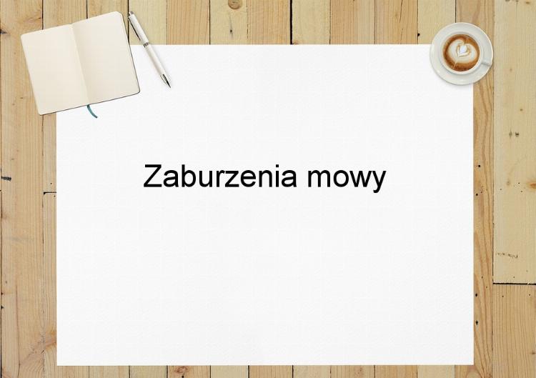 Zaburzenia mowy