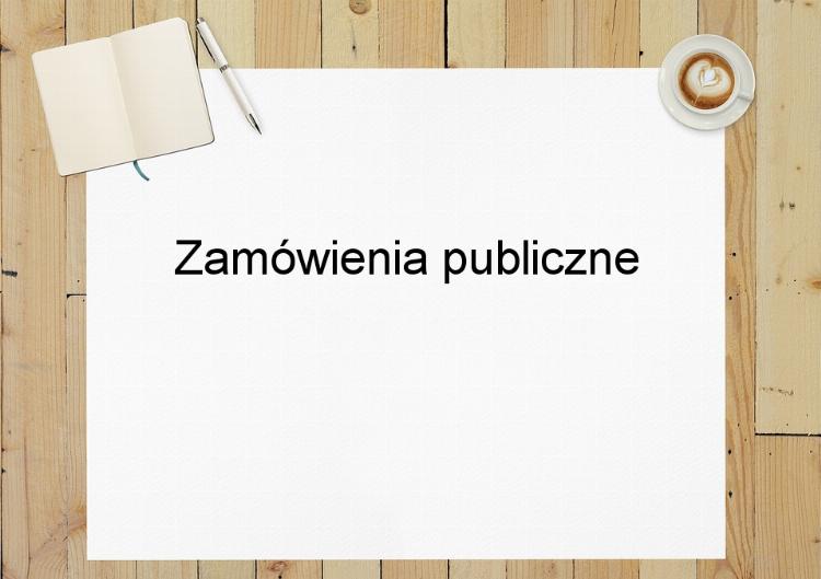 Zamówienia publiczne